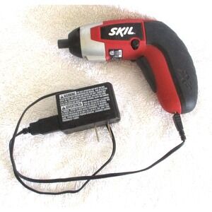 Skil 4V Max Cordless Screwdriver Red Black 3.6V Lithium Ion with Charger 2354-02